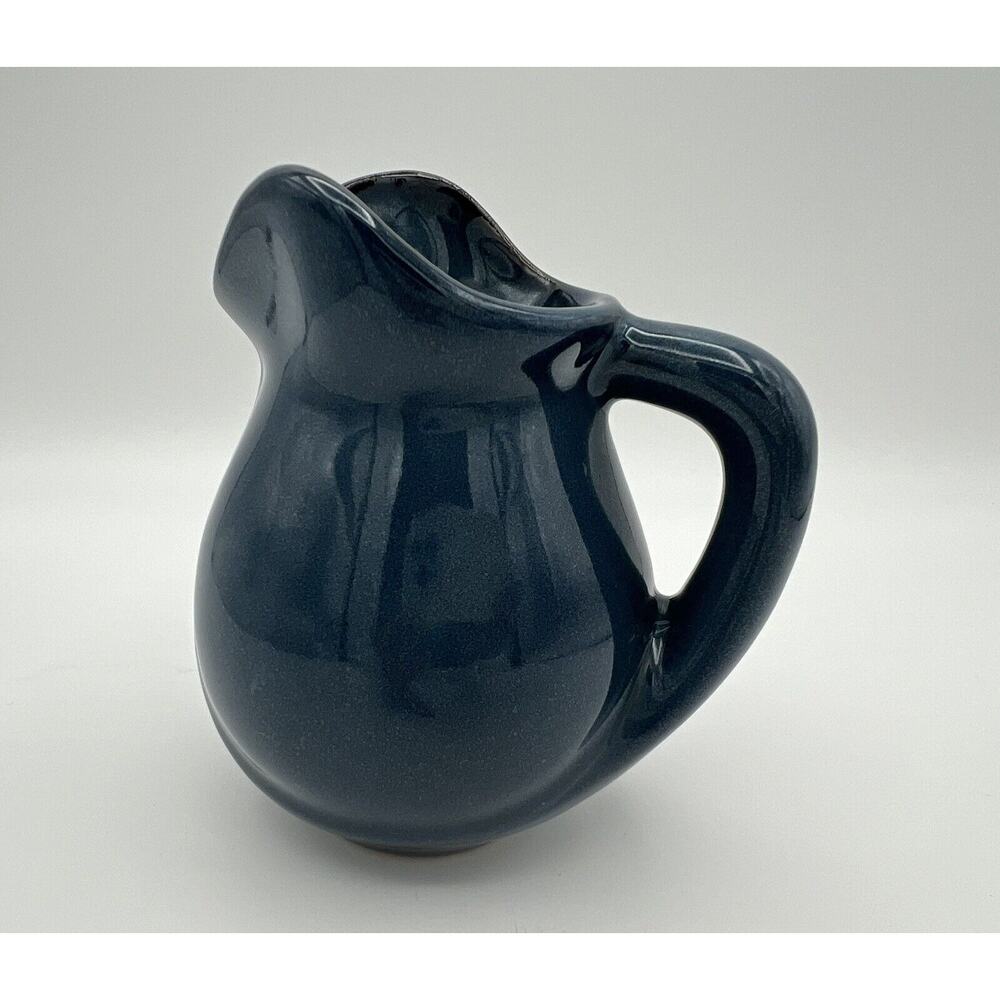 Always Azul Pottery Blue Glazed 5” Creamer Pitcher